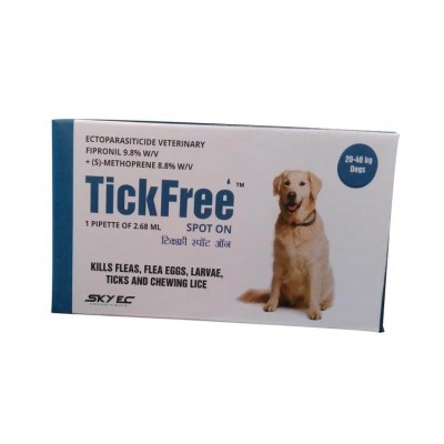 SlyEc Tick Free Spot On 20-40 kg for Dog